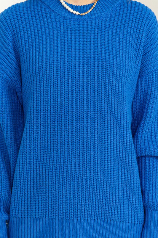 Cobalt Blue Sweater-large