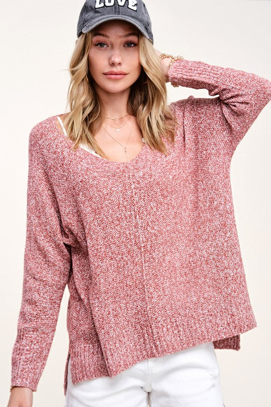 almond relaxed sweater
