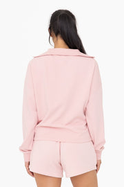 Rose Half Zip Fleece Pullover