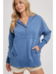 Blue French Terry Hoodie