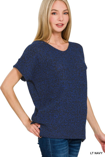 Navy Center Seam Sweater