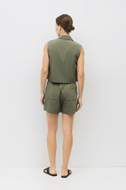 Olive Marion Collared Top