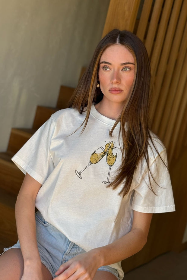 Champagne Cheers Tee-small