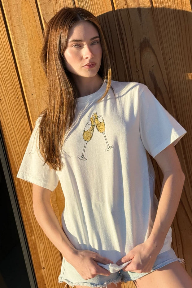 Champagne Cheers Tee-small