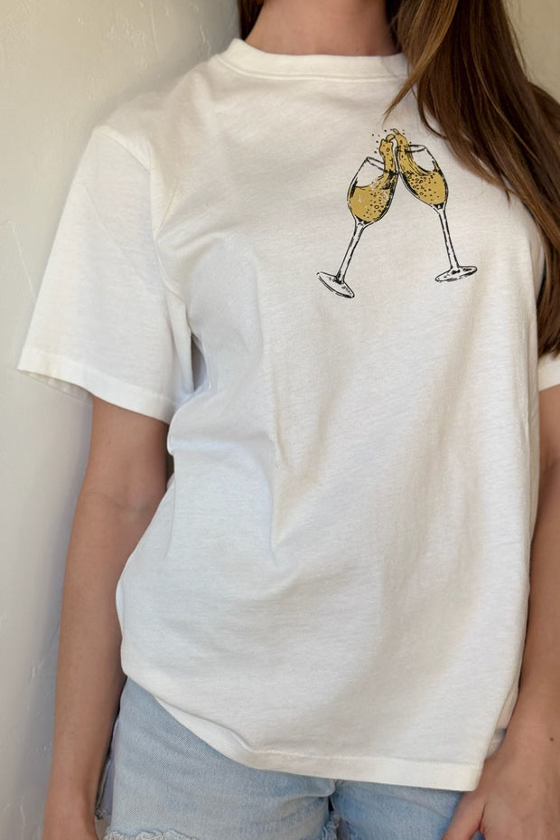Champagne Cheers Tee-small
