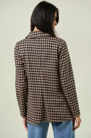 Houndstooth Blazer - Medium