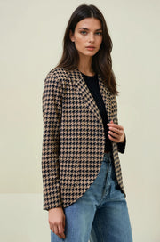 Houndstooth Blazer - Medium