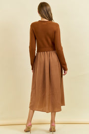 Ribbed Knit Maxi Dress - Medium