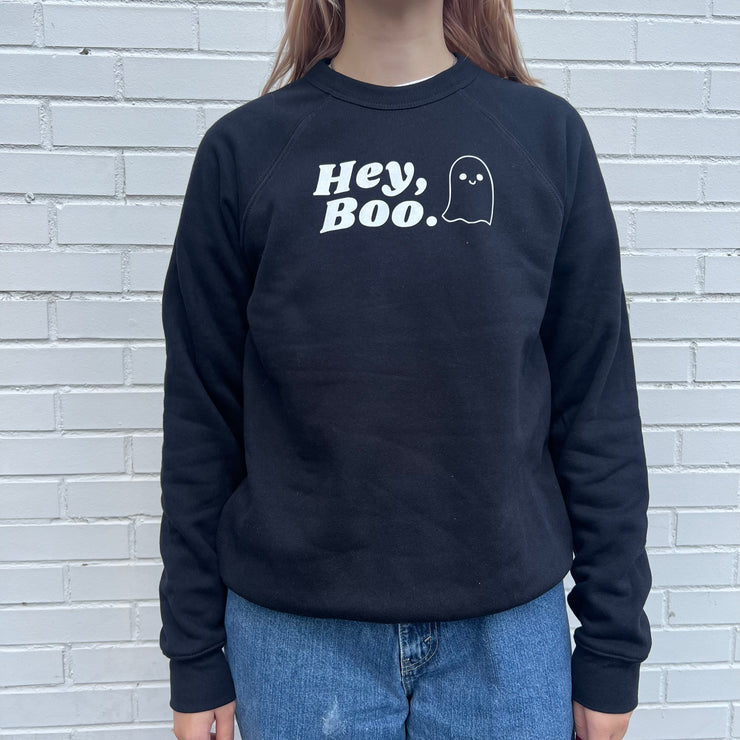 Hey Boo Women's Sweatshirt-XL