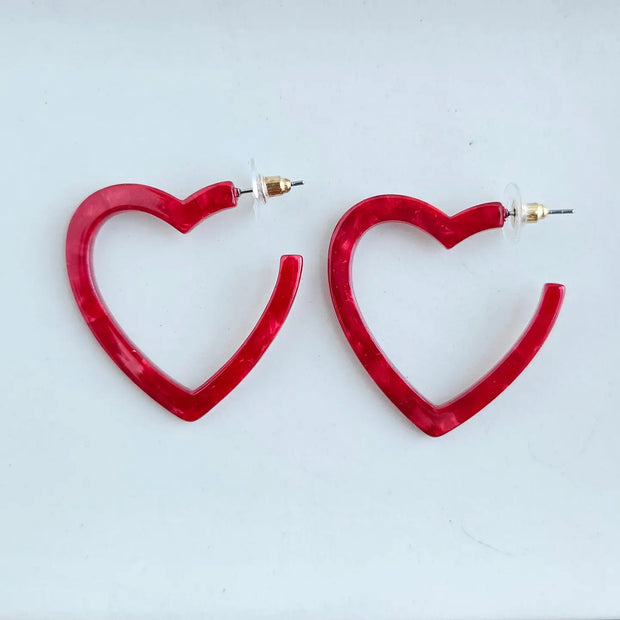 Red Heart Hoops