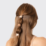 Eco-Friendly Nylon Hair Ties - Blush