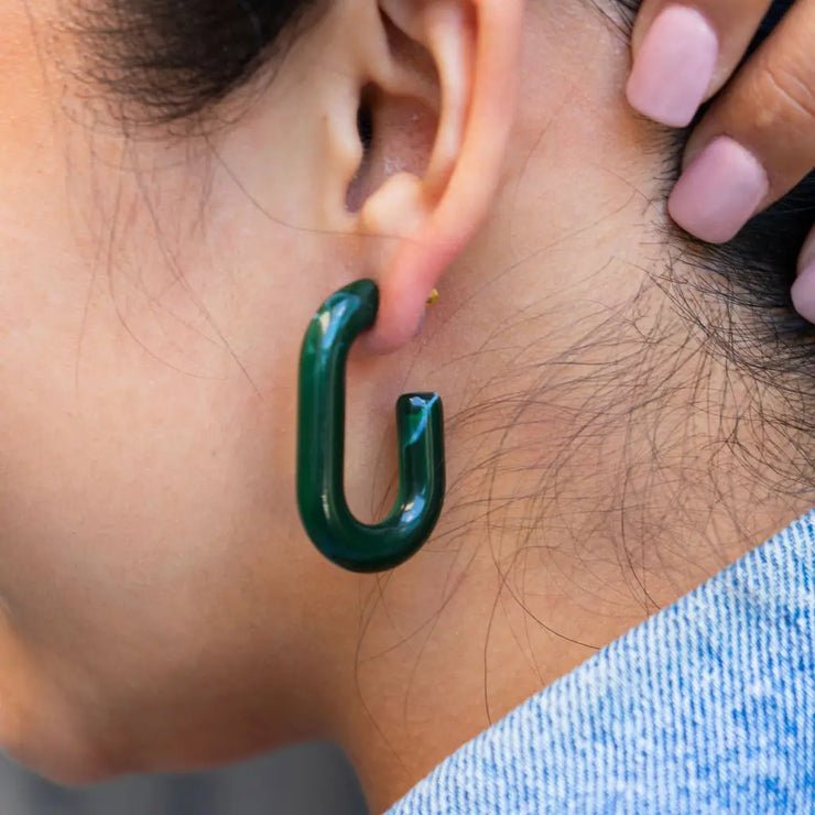 Green Joanna Hoops