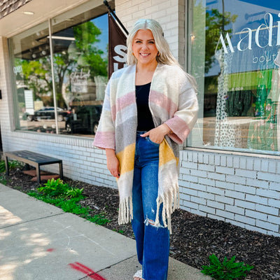 Knit Fringe Cardigan