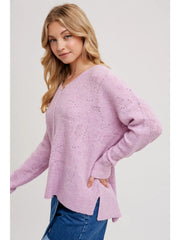Rose V Neck Sweater