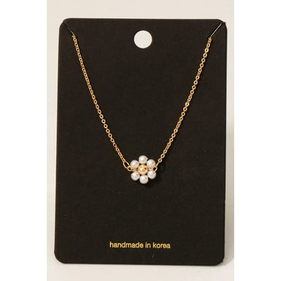 Pearl Flower Necklace