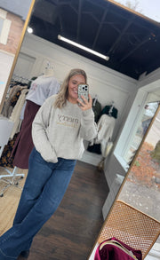 Heather Merry Christmas Sweatshirt - Large