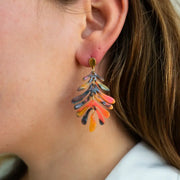 Colorful Palm Earrings