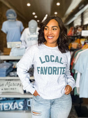 Grey Local Favorite Sweatshirt
