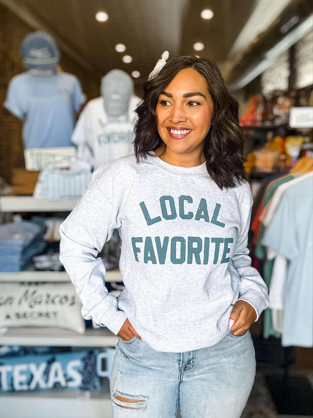 Grey Local Favorite Sweatshirt