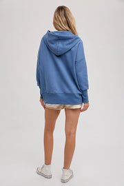 Blue French Terry Hoodie