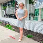 Knit Tank Dress - Heather Grey