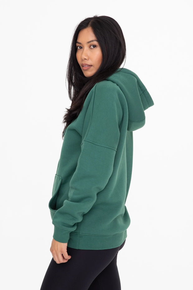 Green Fleece Hoodie - Small