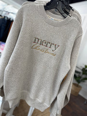 Heather Merry Christmas Sweatshirt - Large