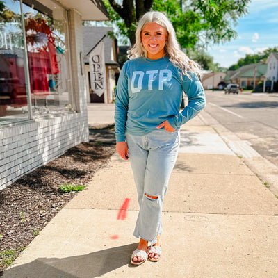 DTP Long Sleeve Top - Blue