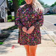 Floral Long Sleeve Dress