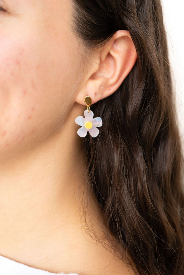 Daisy Flower Earrings