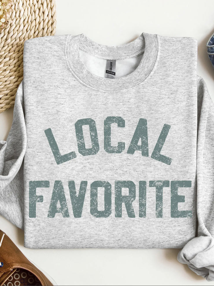 Grey Local Favorite Sweatshirt
