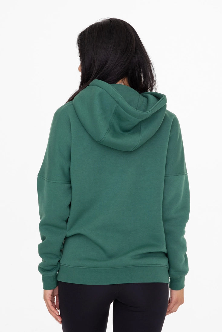 Green Fleece Hoodie - Small