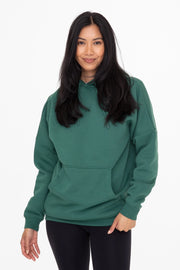 Green Fleece Hoodie - Small