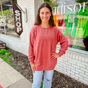 Terry sweatshirt- 2 colors