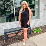 Black Textured Dress