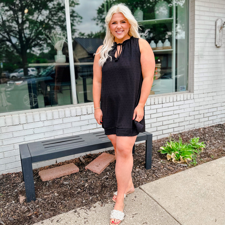 Black Textured Dress