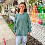 Terry sweatshirt- 2 colors