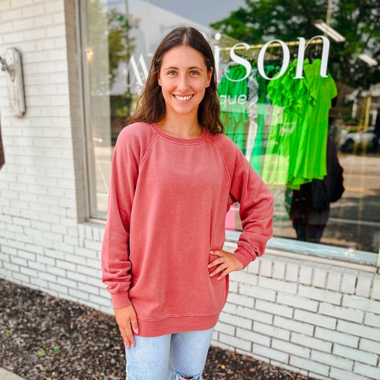 Terry sweatshirt- 2 colors