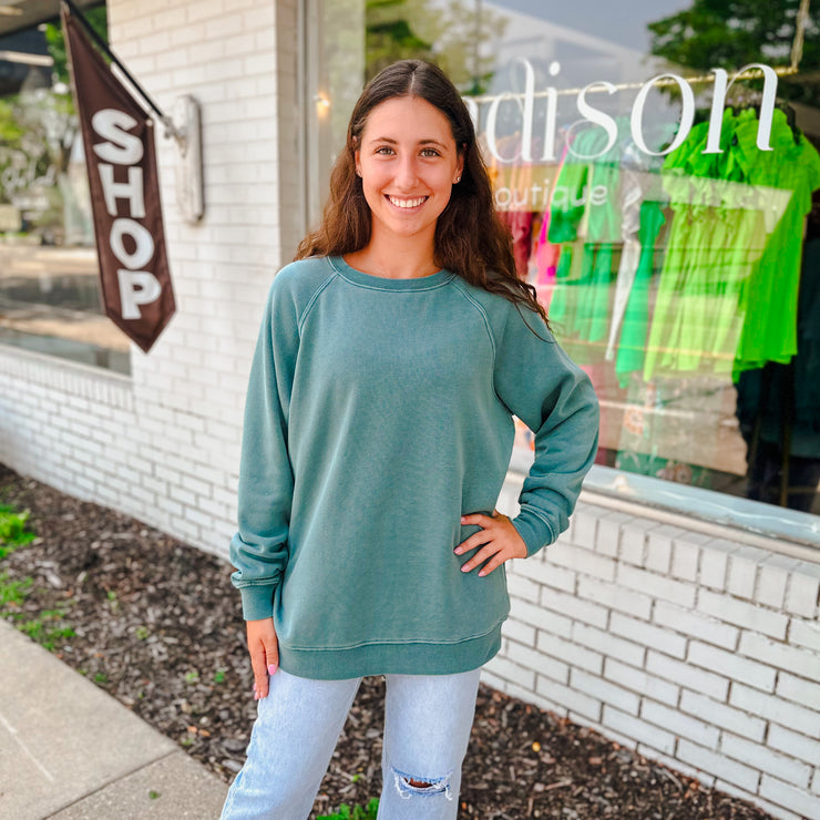 Terry sweatshirt- 2 colors