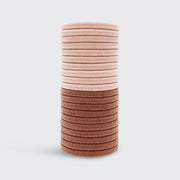 Eco-Friendly Nylon Hair Ties - Blush