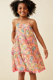 Girls Pom Pom Dress