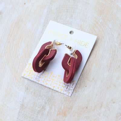 Burgundy Wood Links