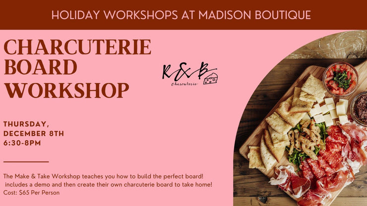 Charcuterie Board workshop