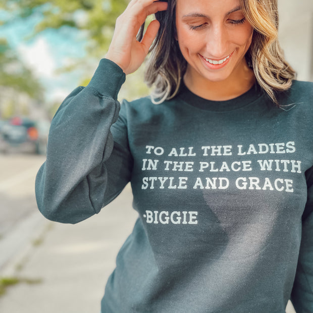 the biggie sweatshirt