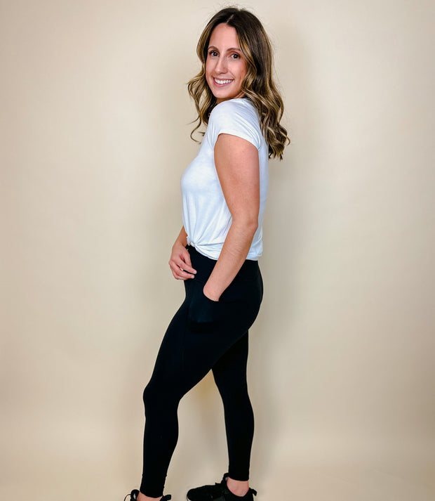 High Waist Leggings - small