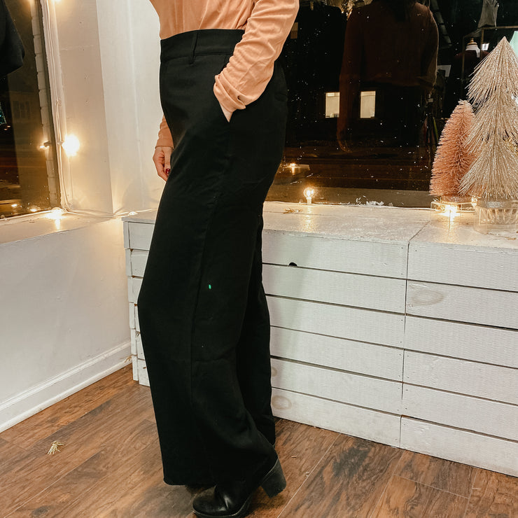 straight leg pants - medium